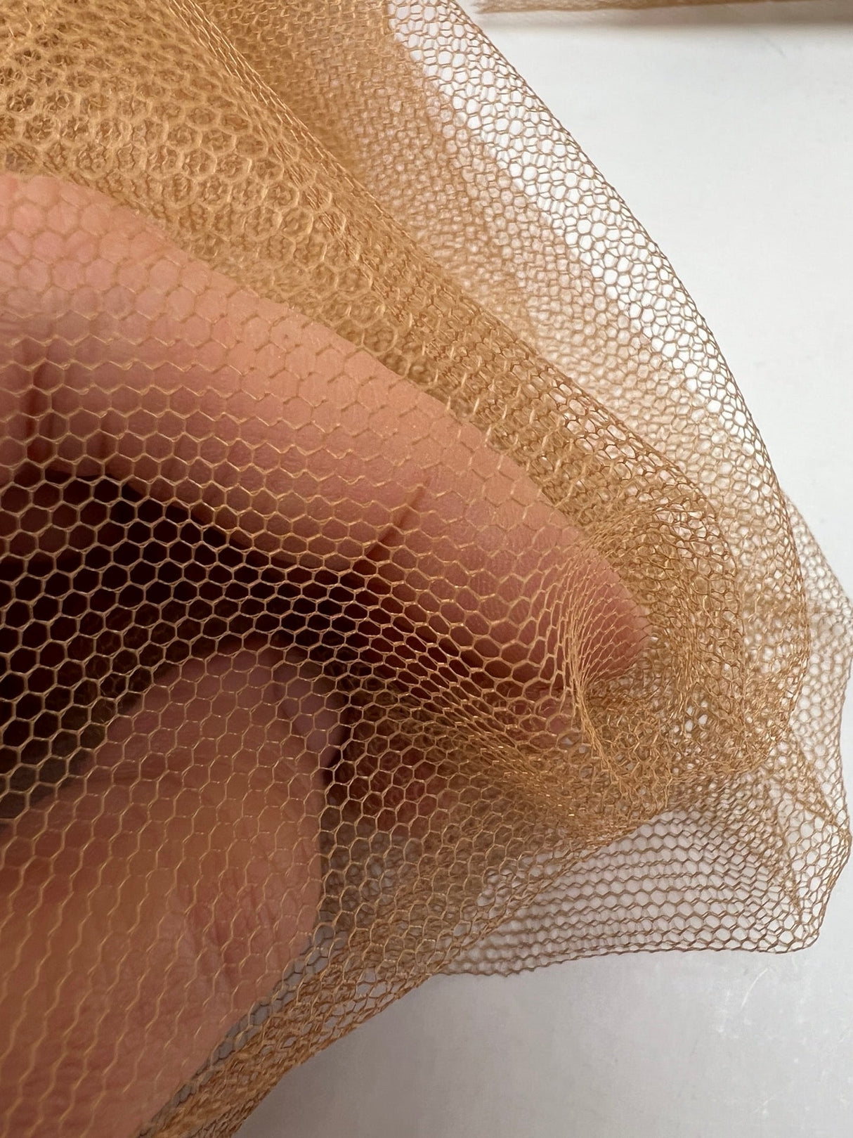 Polyamide Mesh Fabric Brown