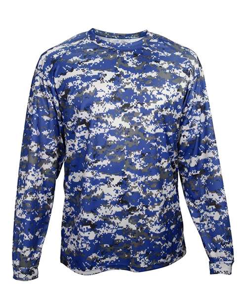 Youth Digital Camo Long Sleeve Performance T-Shirt