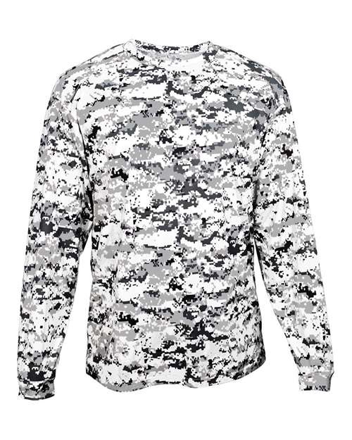 Youth Digital Camo Long Sleeve Performance T-Shirt