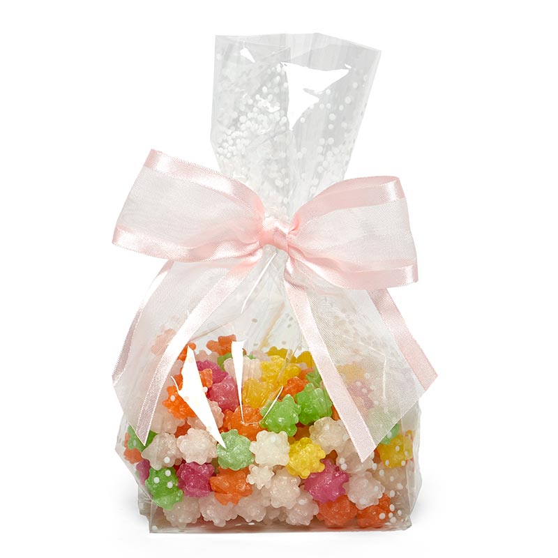 Pre-Tied Arabesque Wire Tie Bow Light Pink – 4.5" x 1.5" (12 per Package)