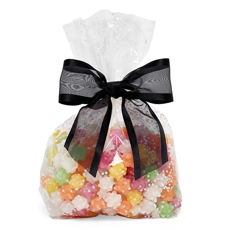 Pre-Tied Arabesque Wire Tie Bow Black – 4.5" x 1.5" (12 per Package)