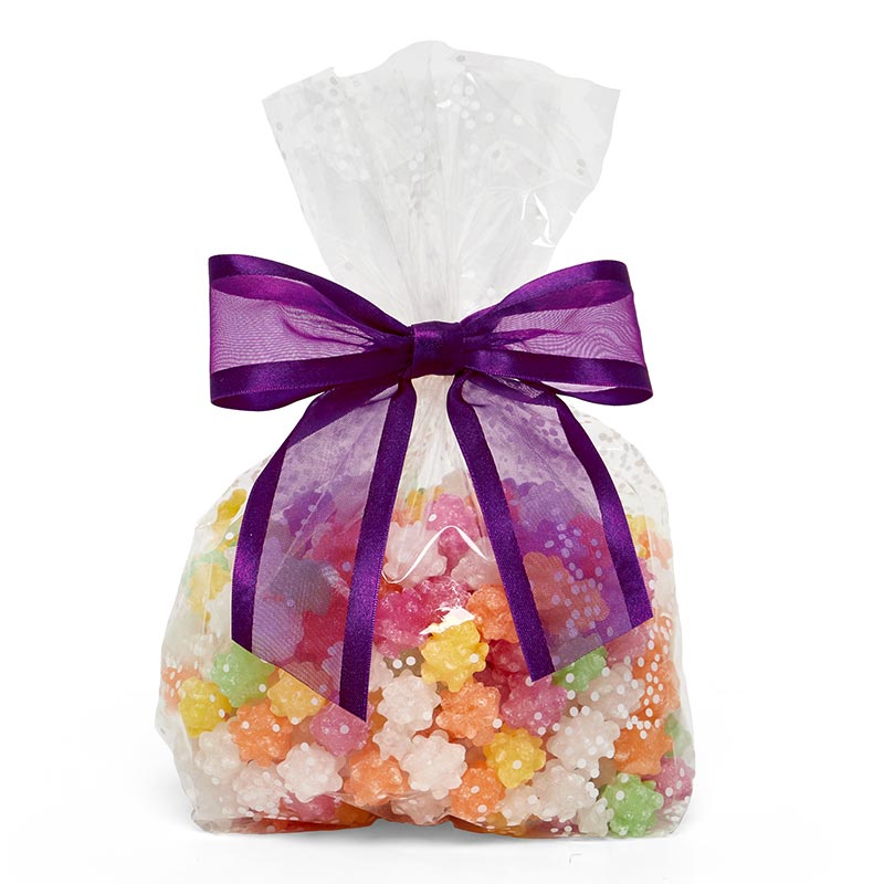 Pre-Tied Arabesque Wire Tie Bow Dark Purple – 4.5" x 1.5" (12 per Package)