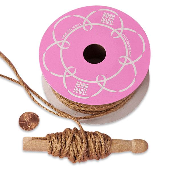 Natural Colored Jute Cord 3 Ply – 3mm x 25 Yards (1 Roll)