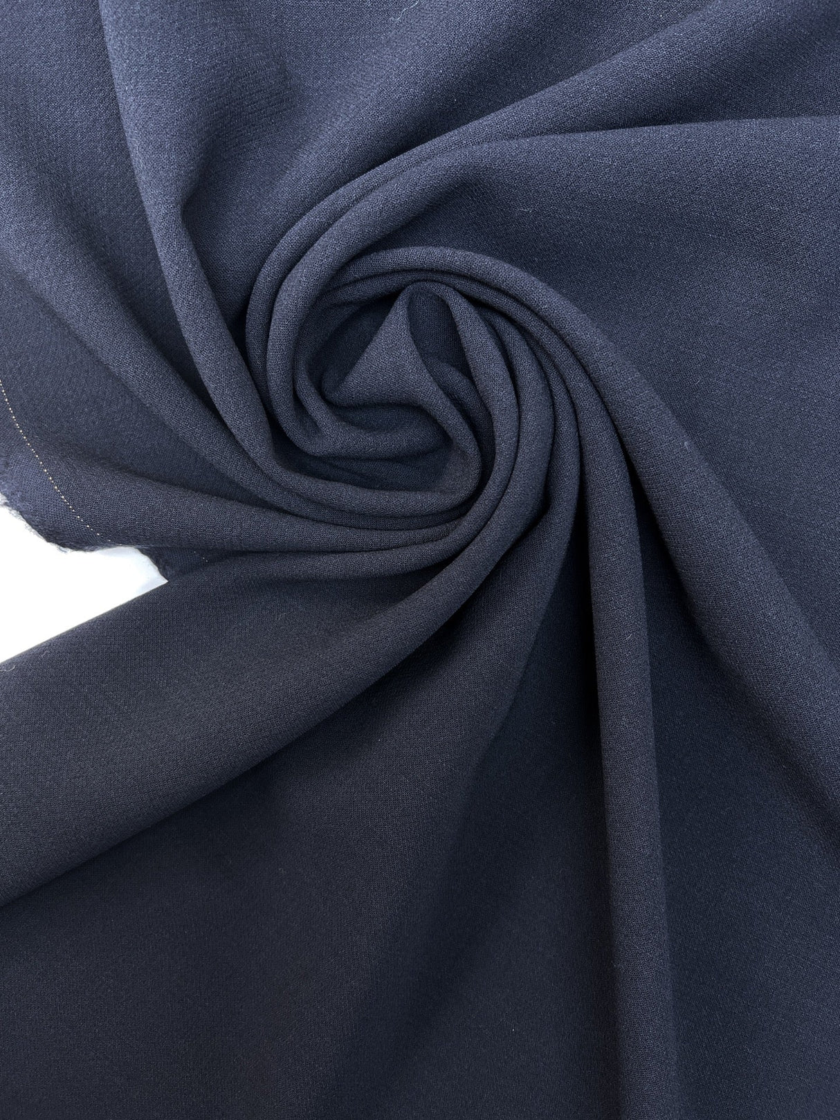 Blue Wool Crepe Fabric