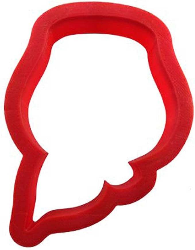 Red Rose Plastic Cookie Cutter 3.5" Cc112