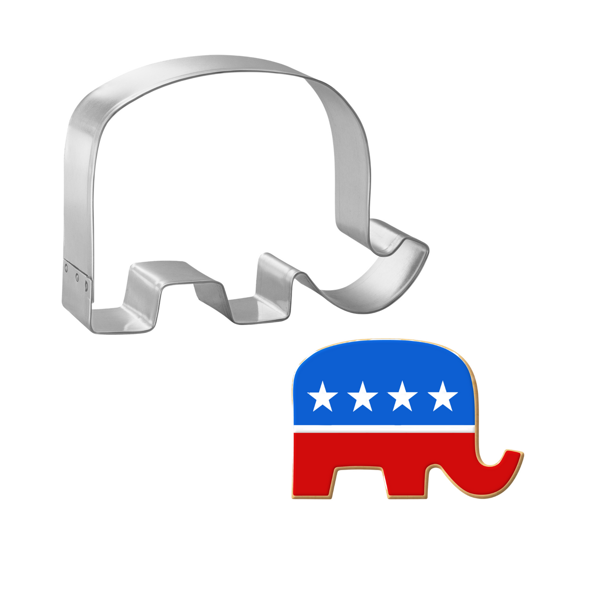 Republican Elephant Cookie Cutter 4 in B1290