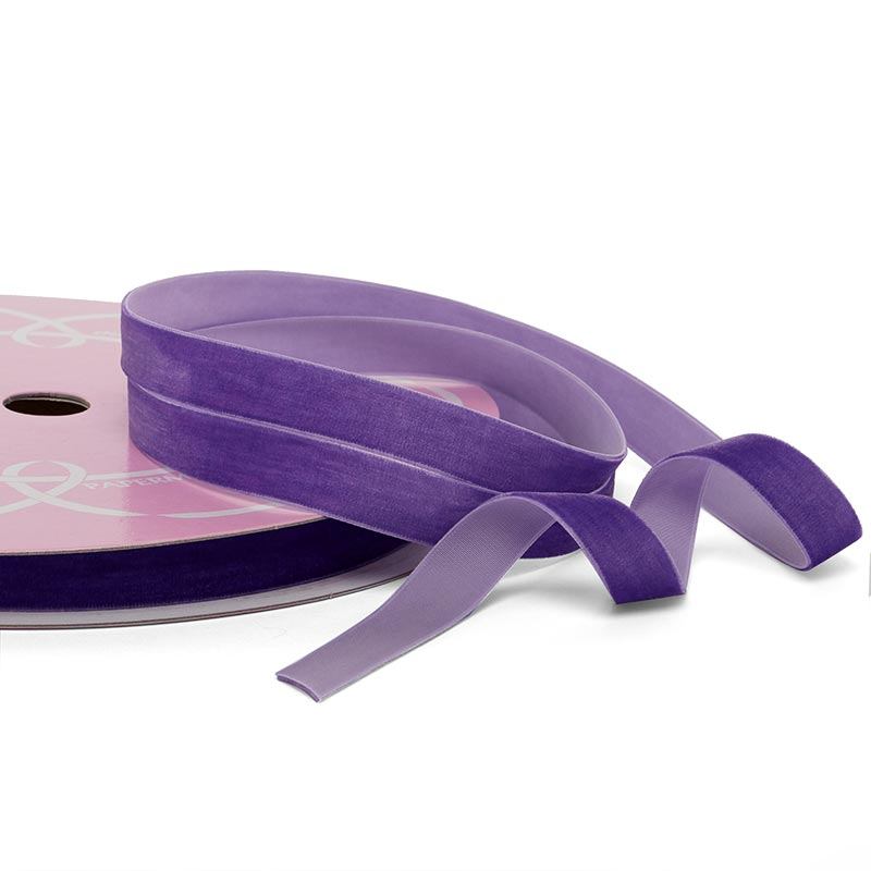 Velvet Ribbon - Dark Purple 1 '' X 10 yd - 1 / ROLL