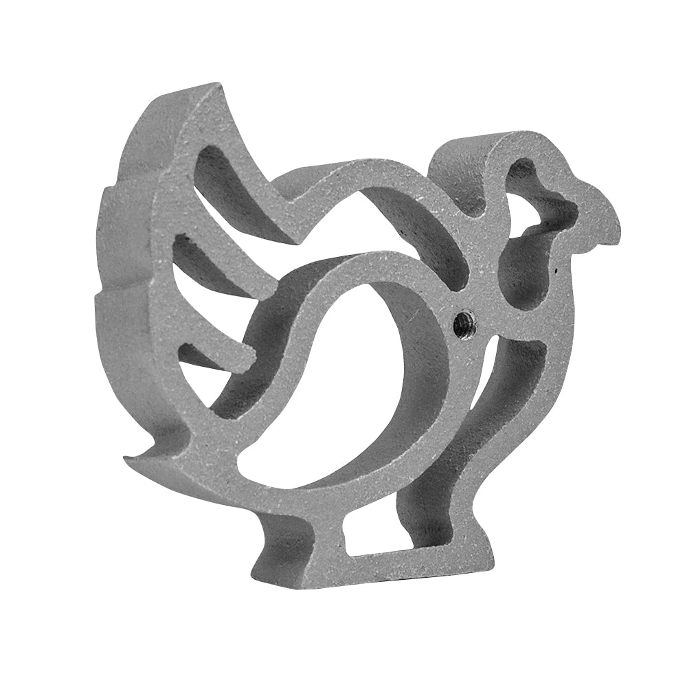 O'Creme Rosette-Iron Mold, Cast Aluminum Turkey