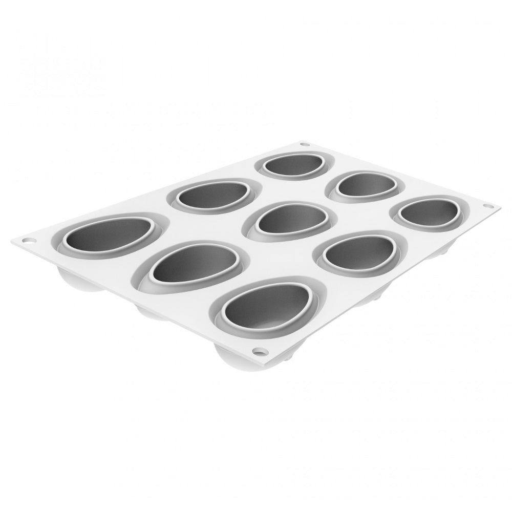 Silikomart JUDI 40 Silicone Baking & Freezing Mold, 1.4 oz., 9 Cavities