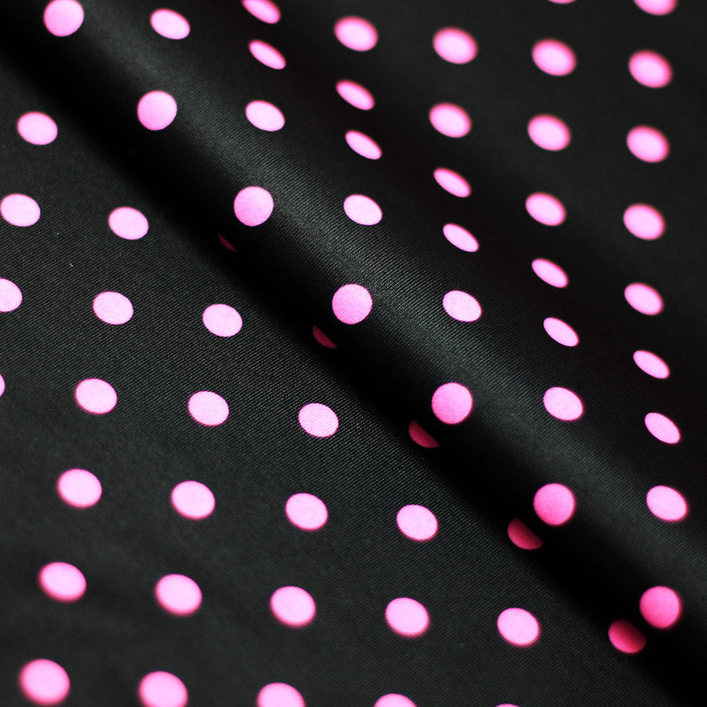 Dippin Dotz Poly Spandex Fabric - Small Polka Dots, Multiple Colors, 58/60" Width (1 Yard)