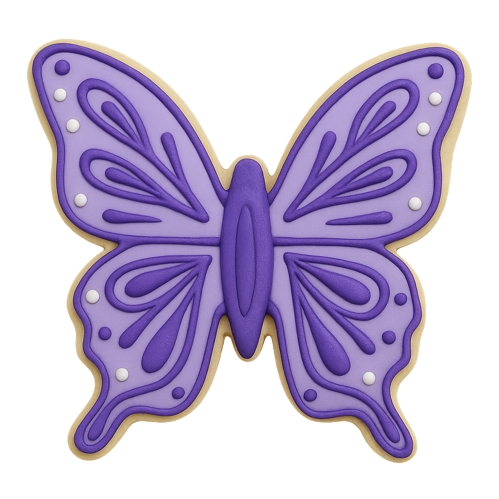 Butterfly With Tail Cookie Cutter B1394