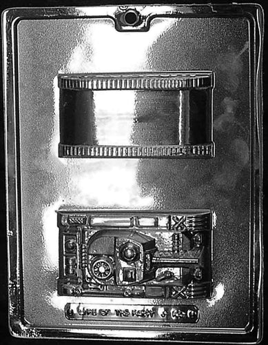 3D Army Tank Chocolate Mold - LPJ100