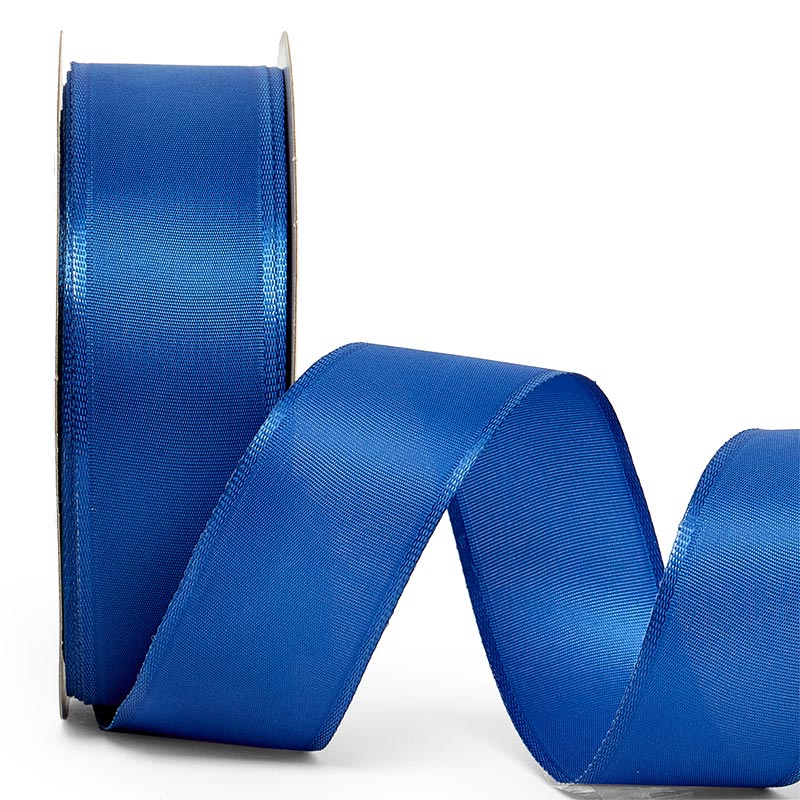 Trevia Taffeta Wired Ribbon 1 1/2 '' X 50 yd Royal Color 1 / roll