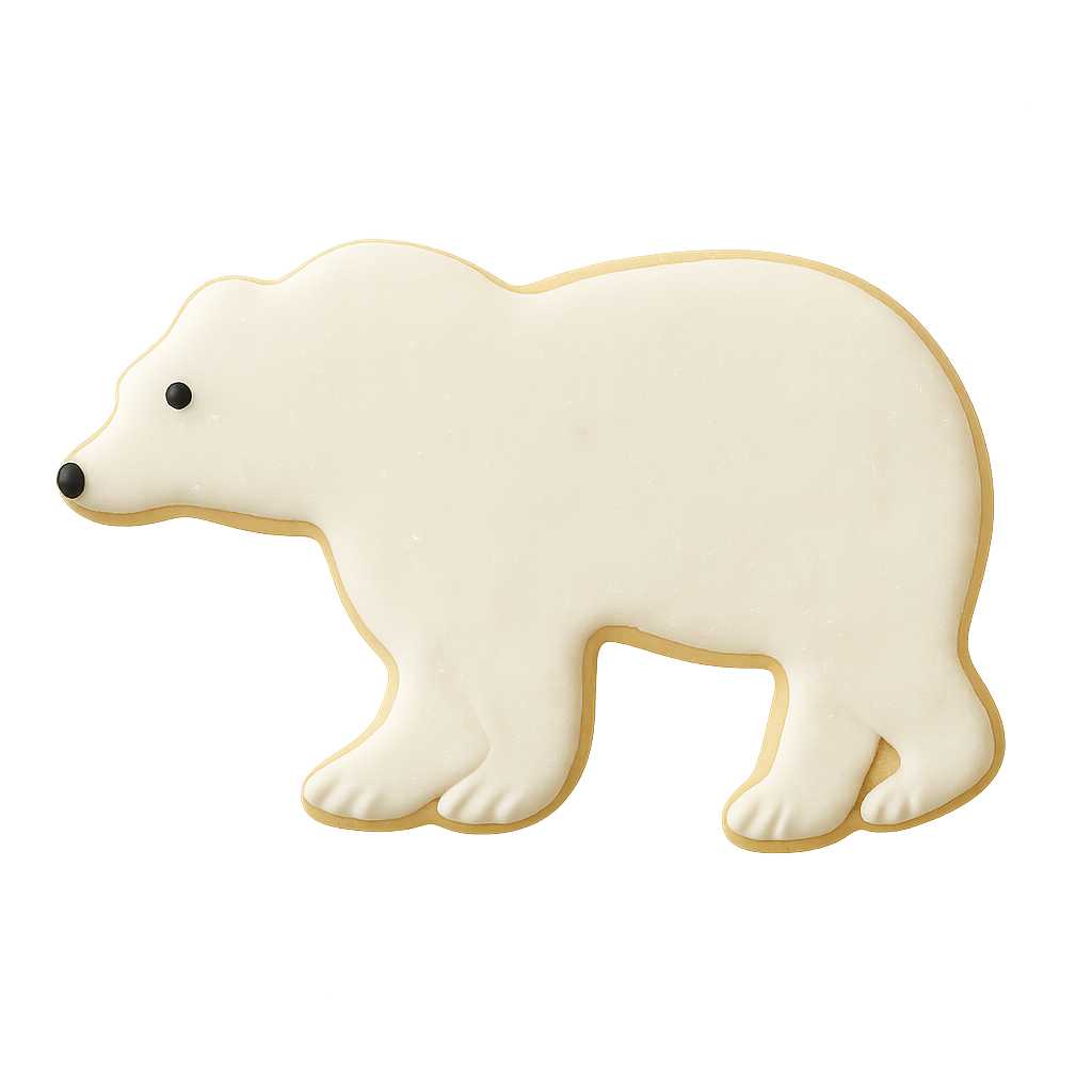 Polar Bear Cookie Cutter 4 in B1357