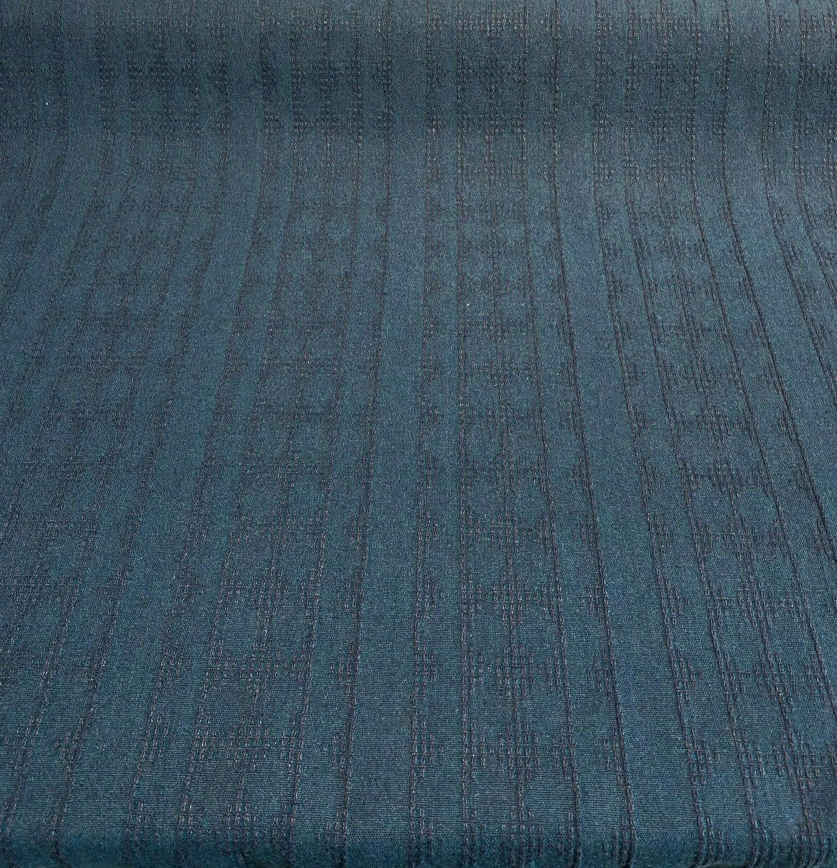Keystone Vertex Ocean Blue Upholstery Fabric - Blue With Green Background, Woven, 54" Width (1 Yard)