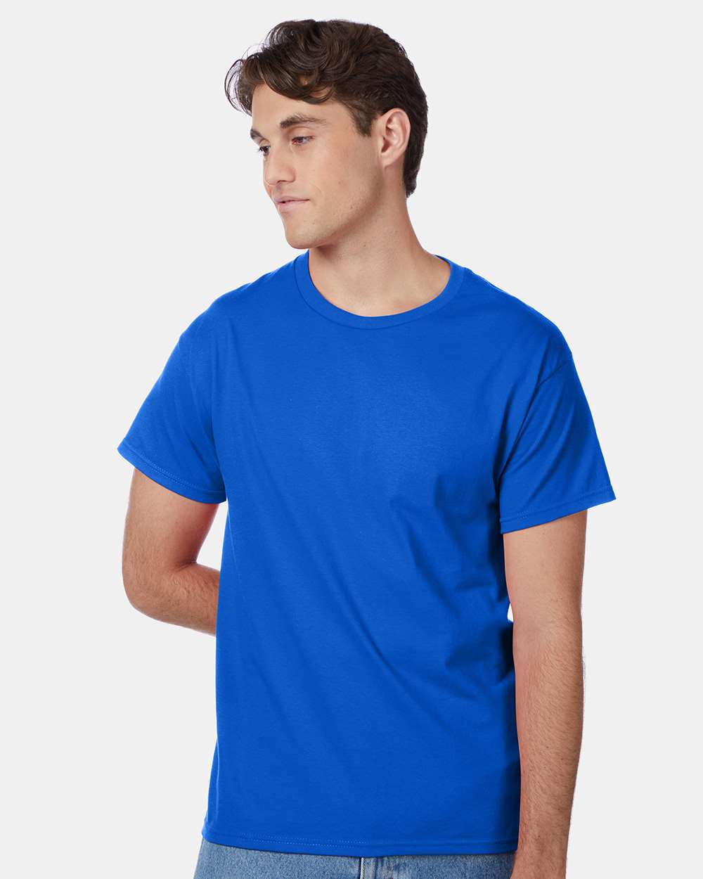 12 Pack Men's Authentic 100% Cotton Crew Neck T-Shirt