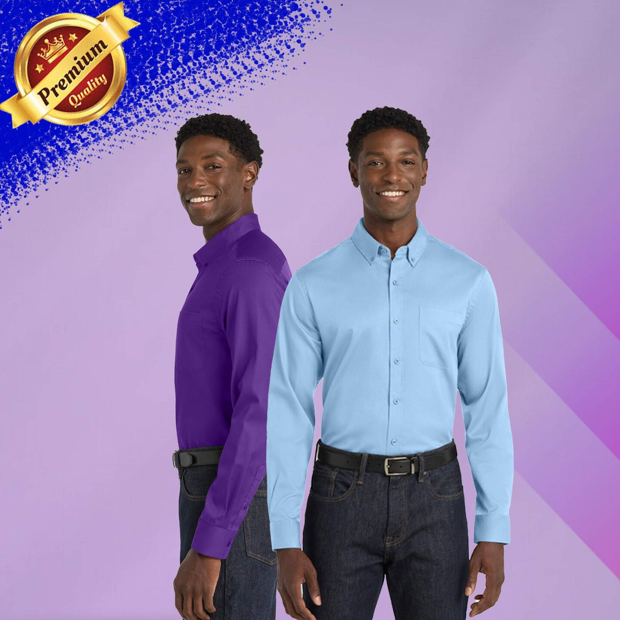 Port Authority® Long Sleeve SuperPro React Twill Shirt