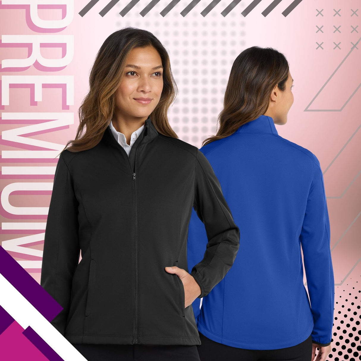 Port Authority® Women's Active Soft Shell Jacket Wind Resistant Water Resistant