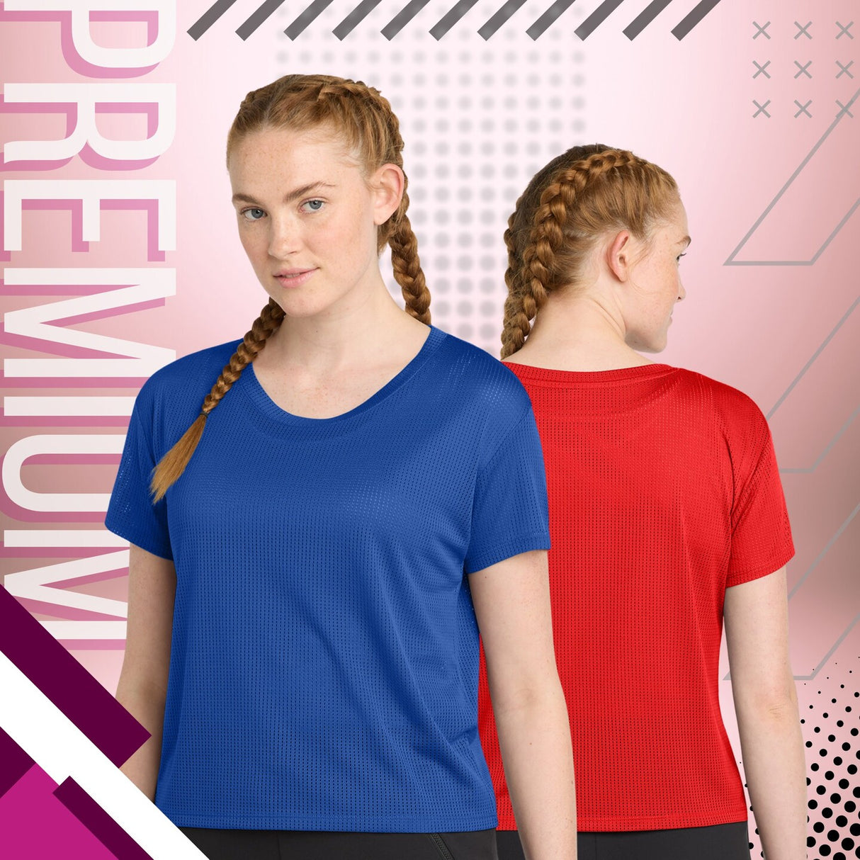 Sport-Tek® PosiCharge Draft Crop Tee Women’s Tee
