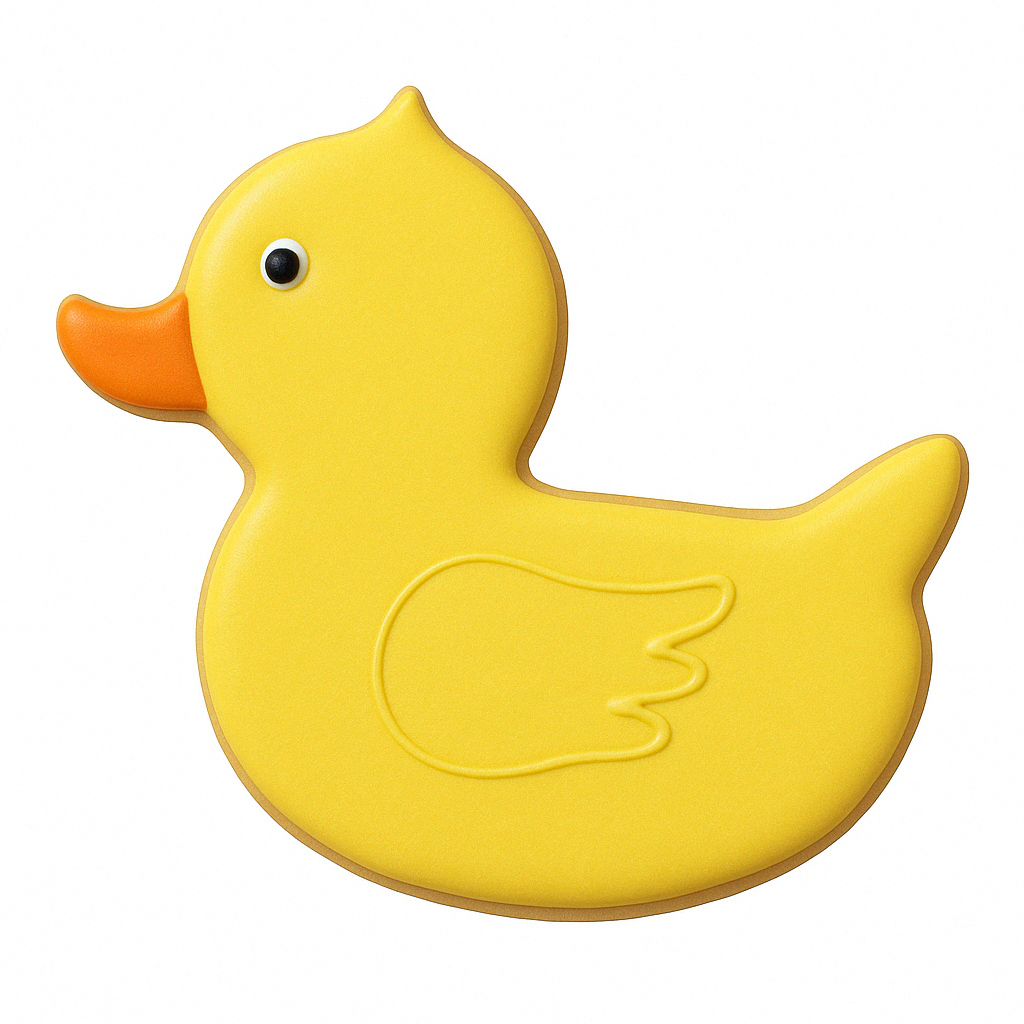 Rubber Duck Cookie Cutter 3.75" B1260