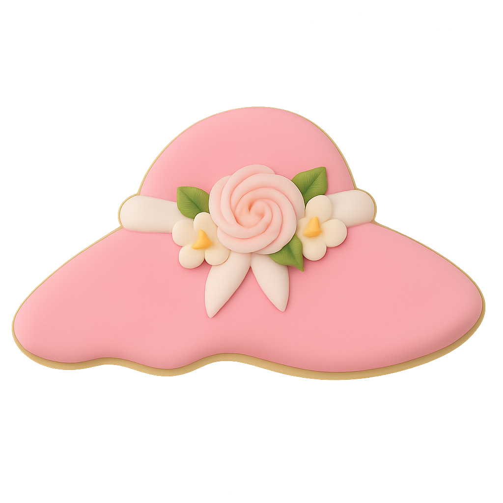 Ladies Hat Cookie Cutter 3 in B1430