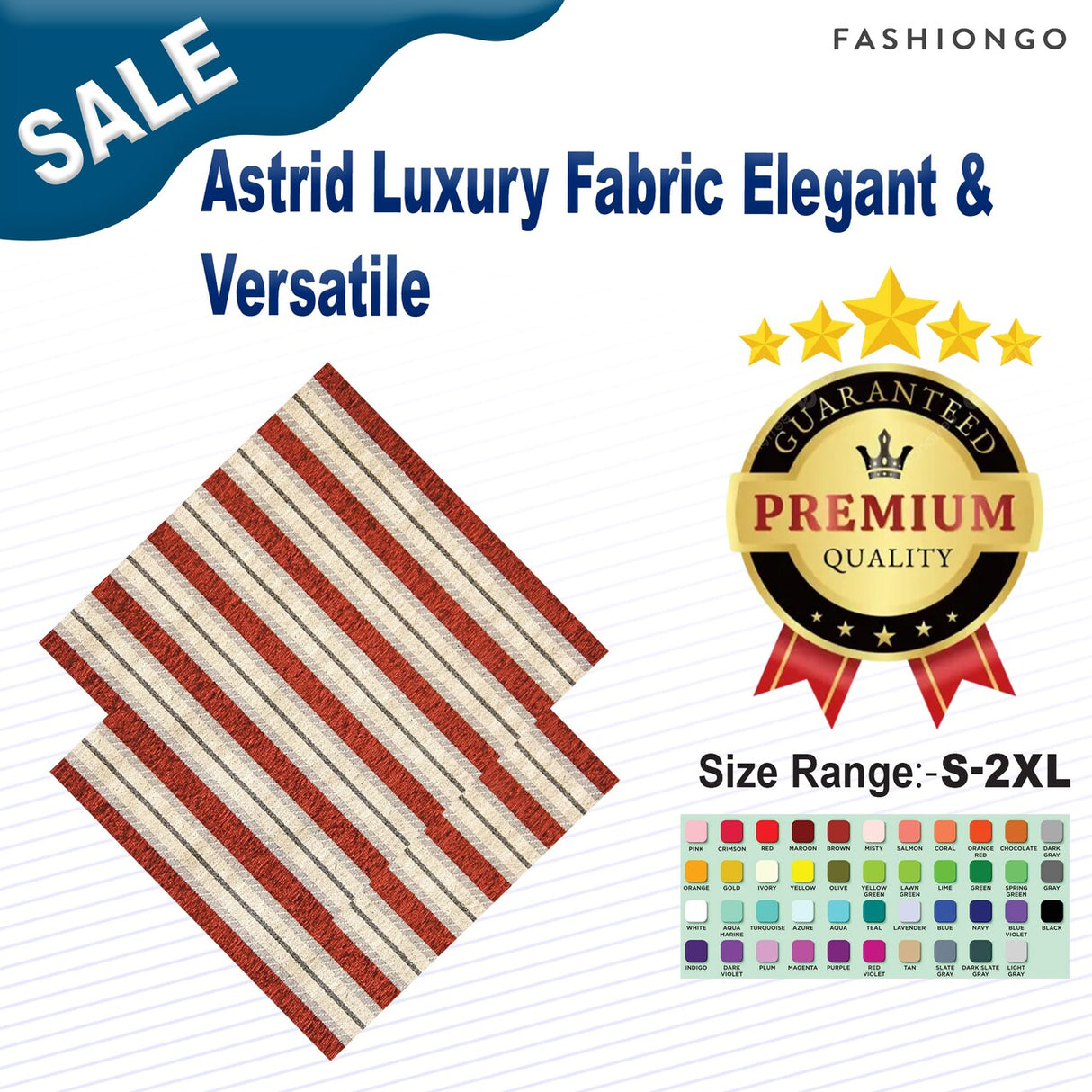 অ্যাস্ট্রিড লাক্সারি ফ্যাব্রিক মার্জিত এবং বহুমুখী