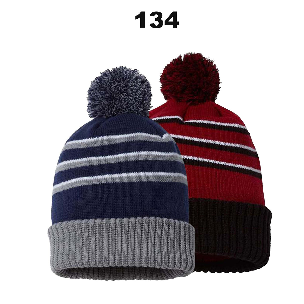 Richardson® Pom Cuffed Beanie