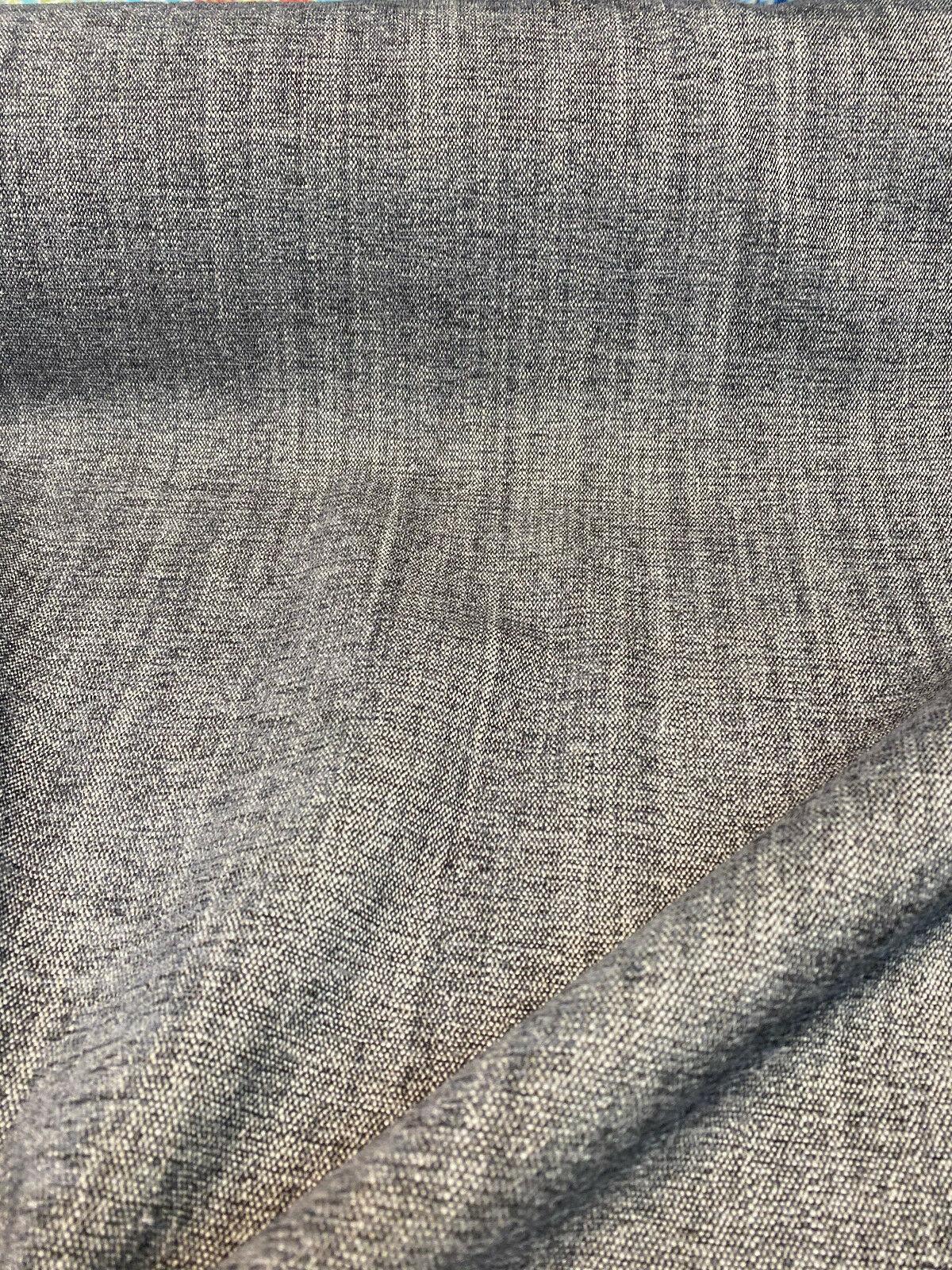 Brixton Storm Linen Blend Chenille Fabric - Antique Dark Olive, Textured, 57" Width (1 Yard)