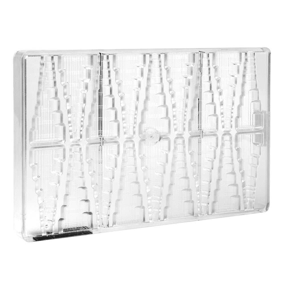 Greyas Polycarbonate Chocolate Mold, Tower, 18 Cavities