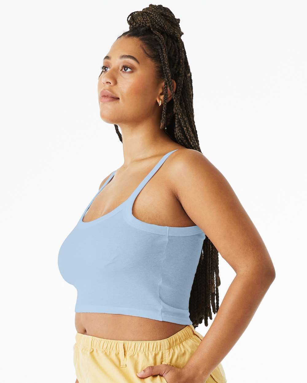 BELLA + CANVAS® Women's Micro Rib Spaghetti Strap Tank Top
