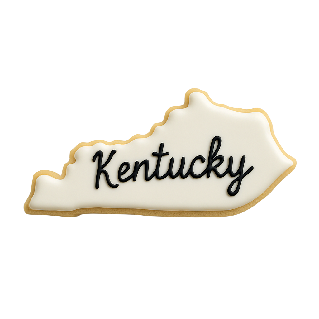 State Of Kentucky Tin Cookie Cutter 4 in B1796