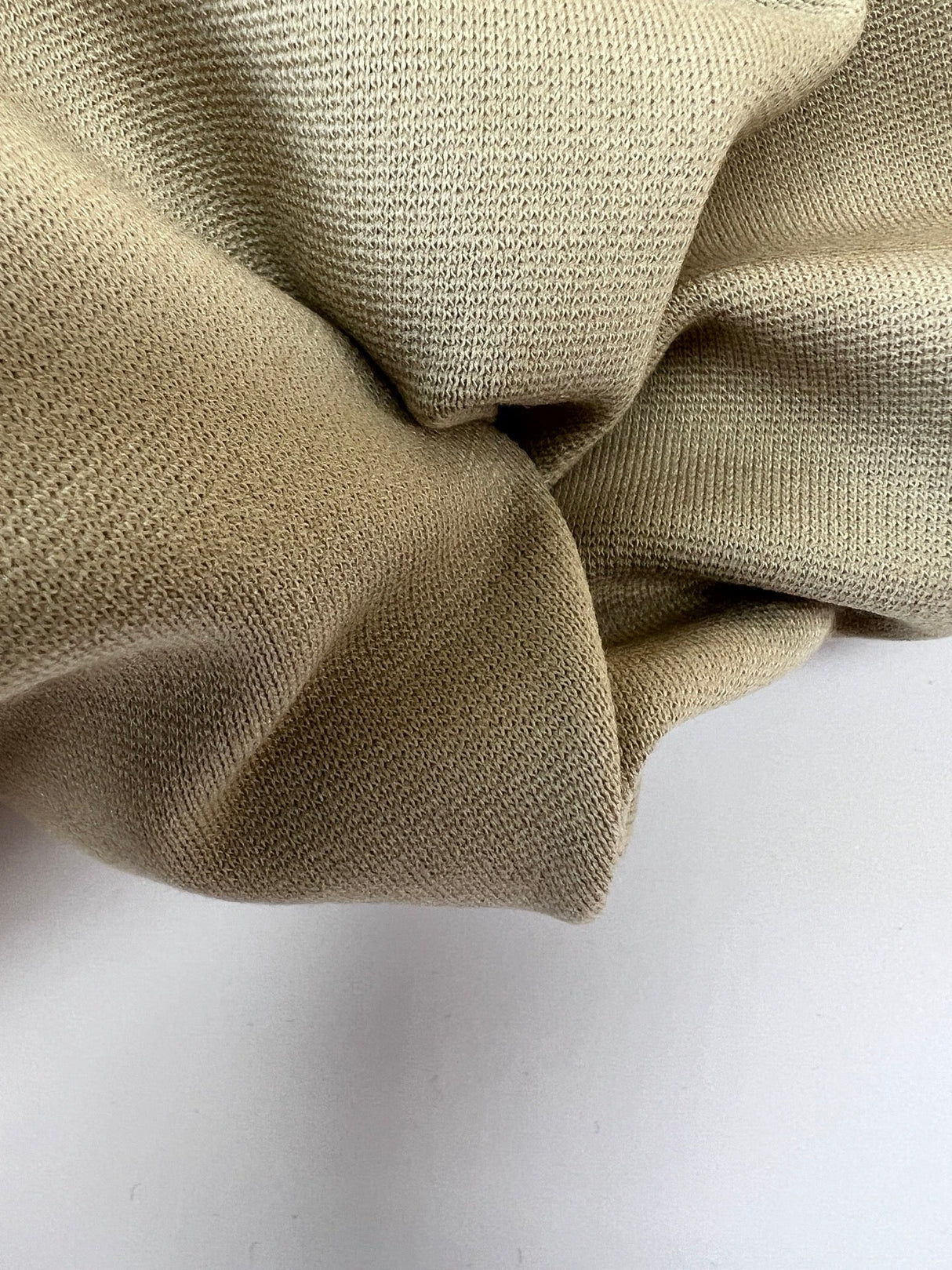 Viscose Blend Knitted Fabric Beige