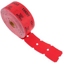 Paw Print Incentive Roll Tickets