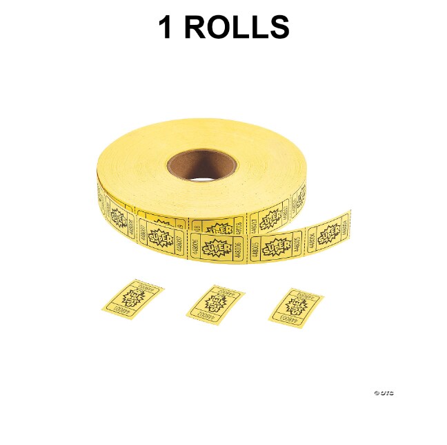 Superhero Incentive Roll Tickets