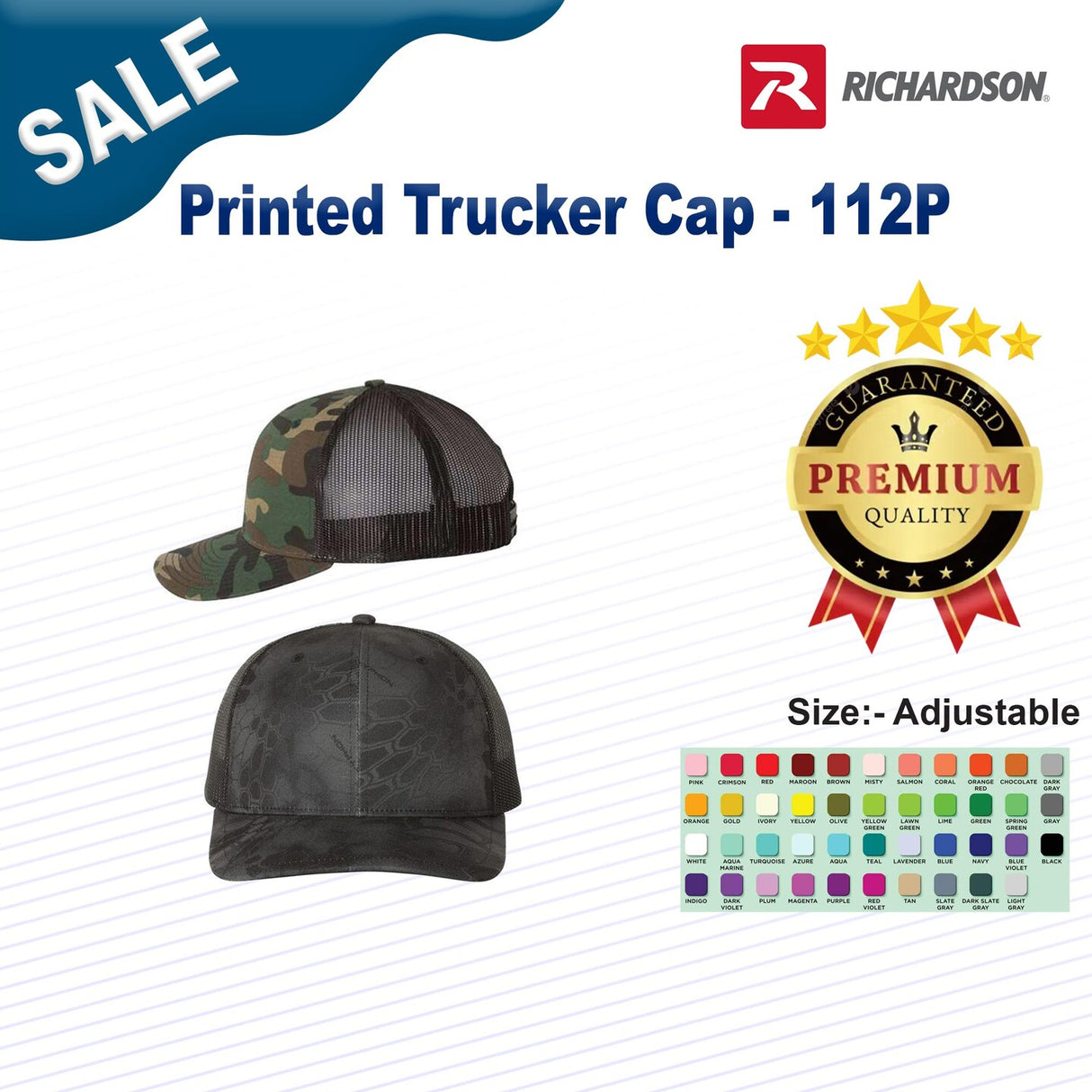 Richardson® Printed Trucker Cap
