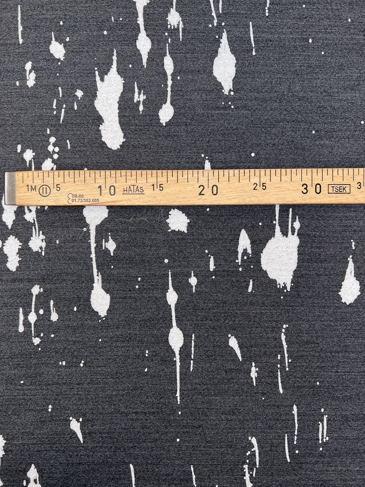 Polyester Acetate Twill Abstract Melange Fabric