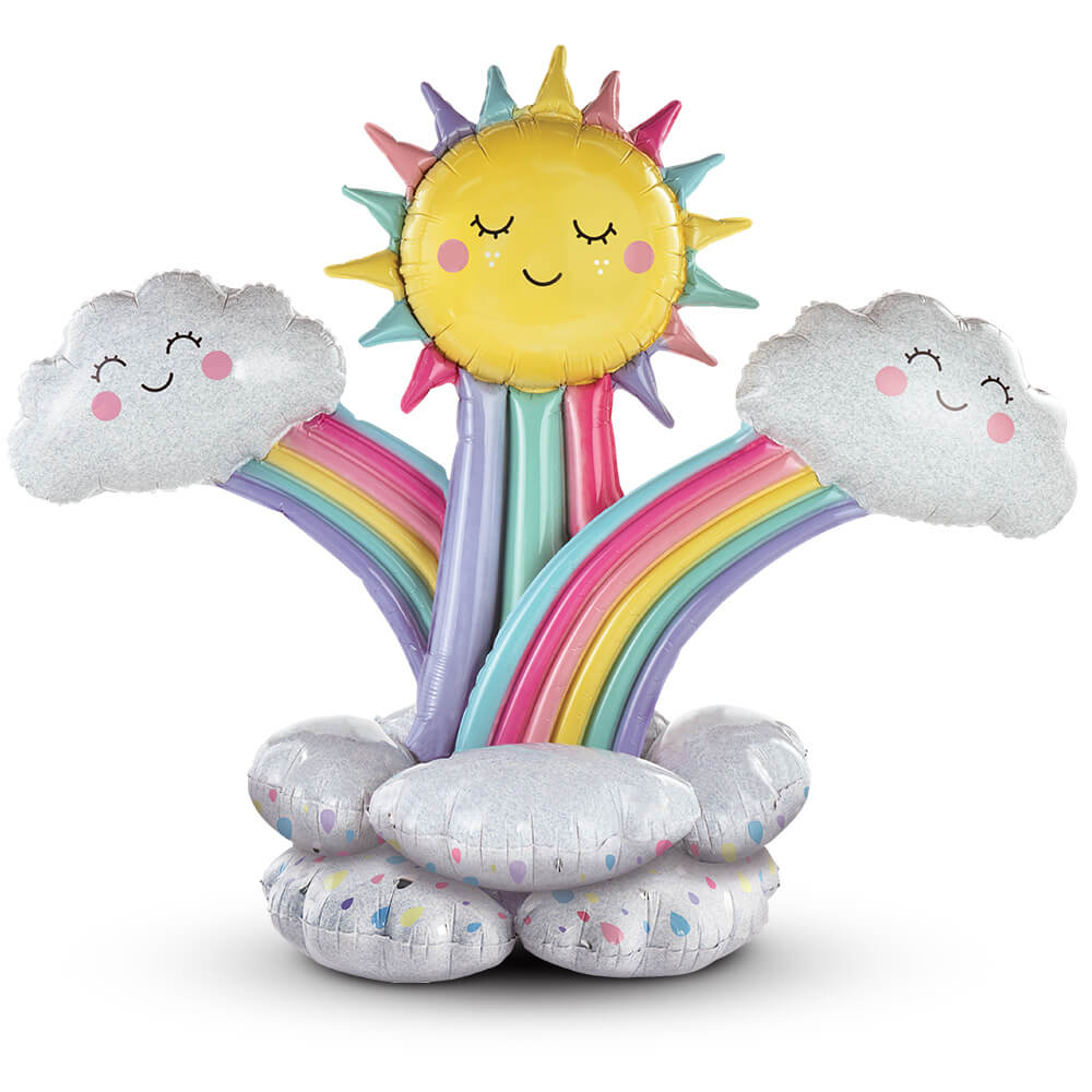 Foil Balloon Rainbow Stacker
