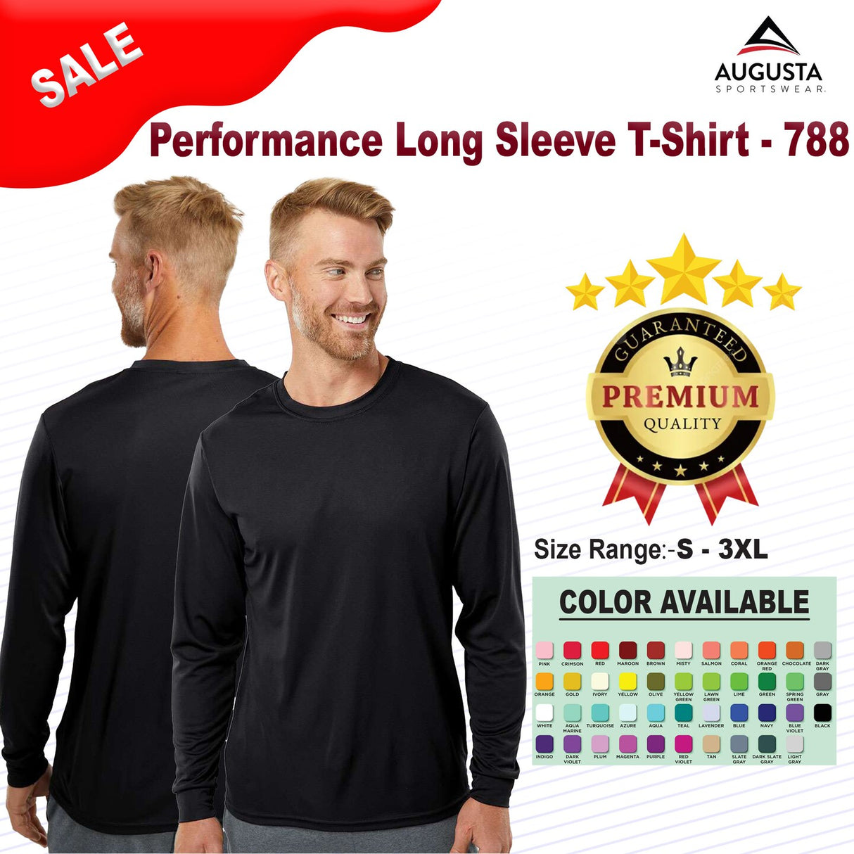 Augusta Sportswear® Performance Long Sleeve T-Shirt