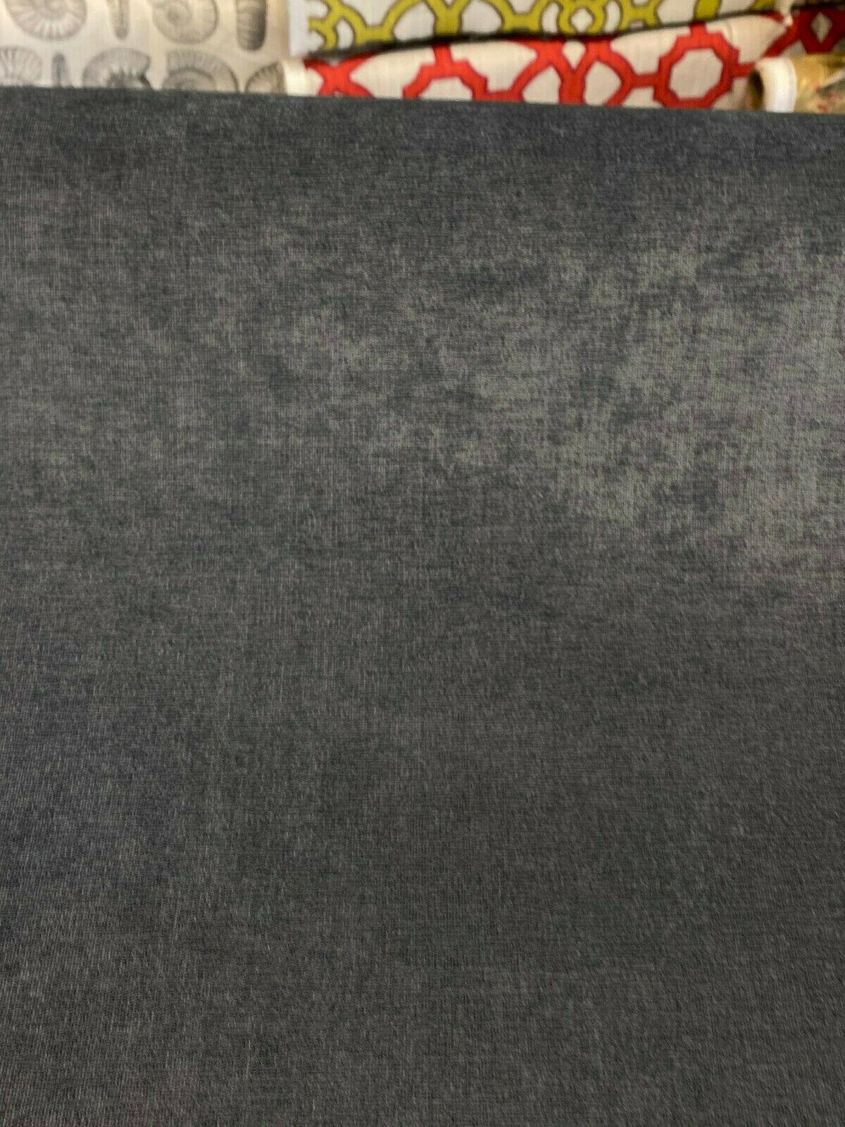 Momentum Storm Blue Performance Chenille Fabric - Blue Dark Gray Blend, Heavy Use, Backed (1 Yard)