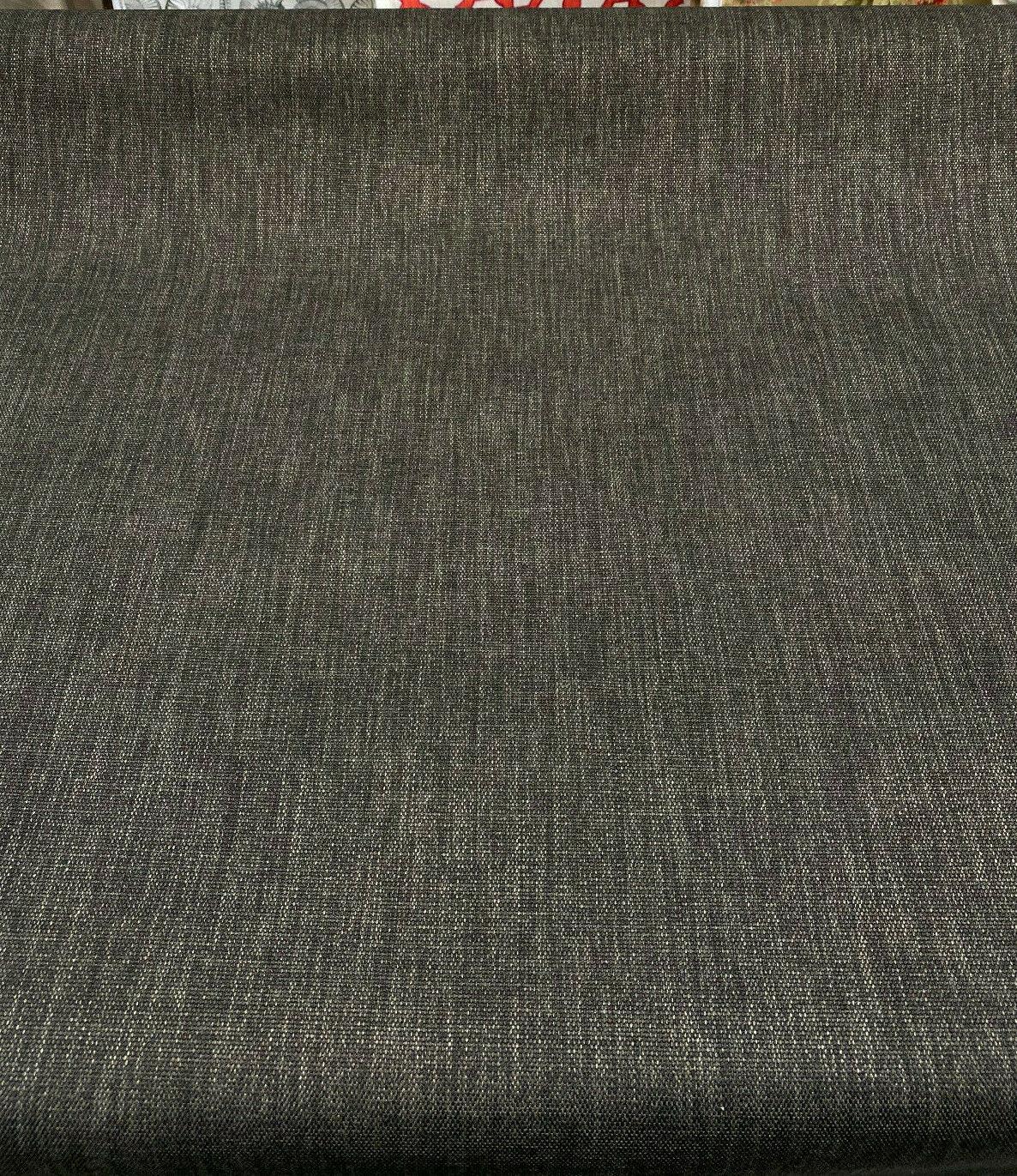 Dorell Key Largo Chenille Fabric - Graphite Brown, Plain, 55" Width (By The Yard)