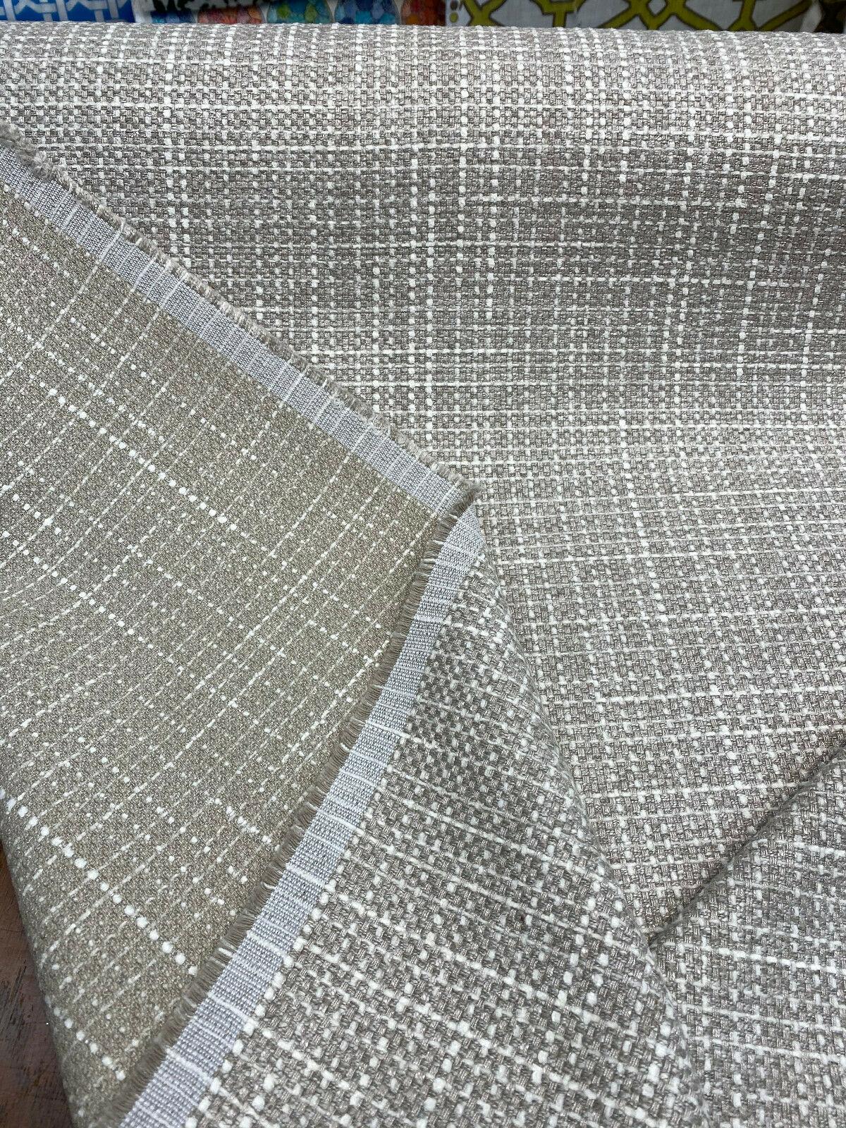 Longport Gray Chenille Upholstery Fabric - Gray And White Blend, 54.5" Width (1 Yard)