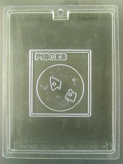 Pisces Astrology Zodiac Horoscope Square Chocolate Mold - ECAO391
