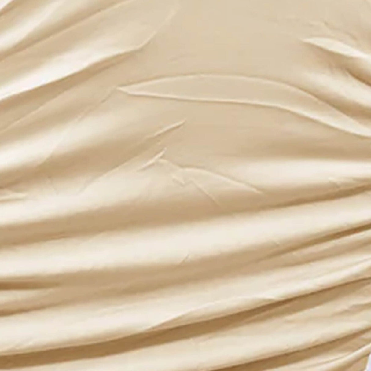 1 Piece Champagne Rouge Ruffle Chair Cover, Elegant Stretch Spandex for Banquets