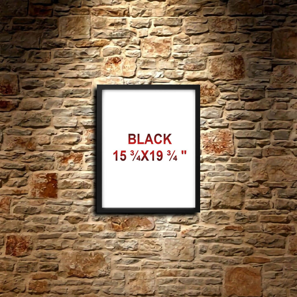 Black Multi-Photo Frame for 4 Pictures 15 ¾" x 19 ¾" Versatile Display with Acid-Free Mat & Plastic Front Protection