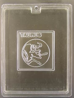 Taurus Zodiac Square Chocolate Mold - ECAO393