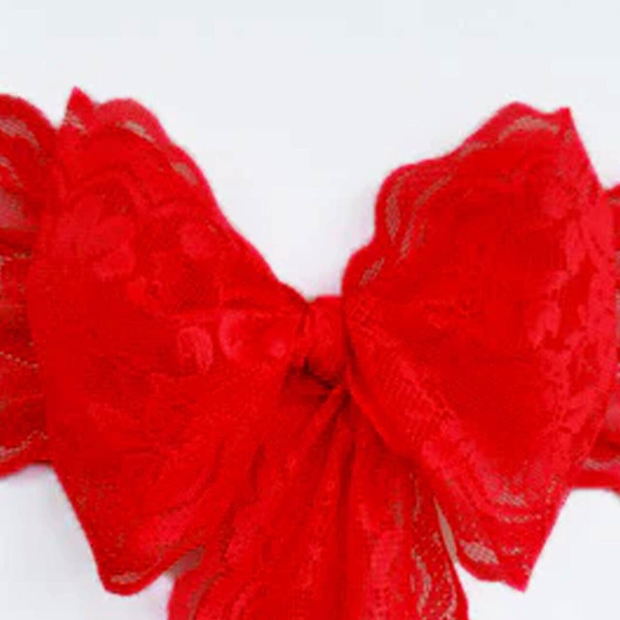 10 Pieces Red Caspari Lace Chair Sashes for Weddings Banquets and Events 9x108 Inches