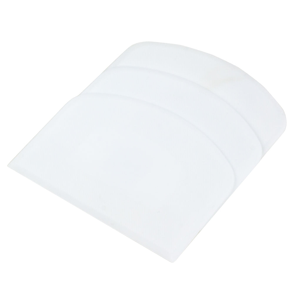 Johnson Rose 3039 Flexible Plastic Scraper, 4-5/8" x 3-5/8" - Pack of 12