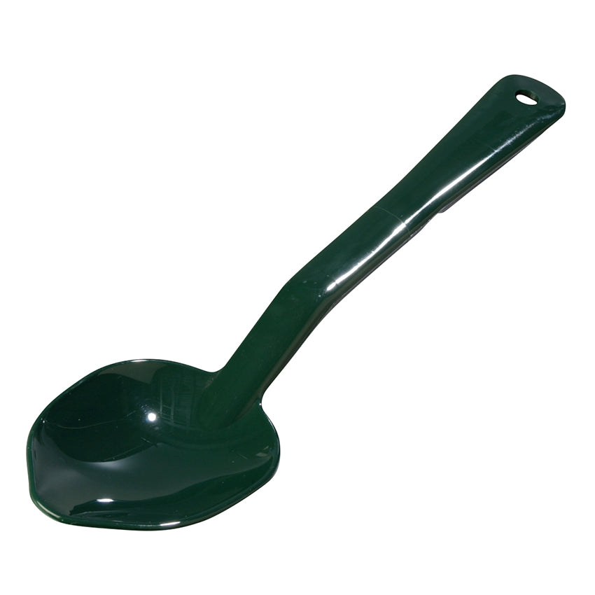Carlisle 15" Forest Green Solid Serving Spoon