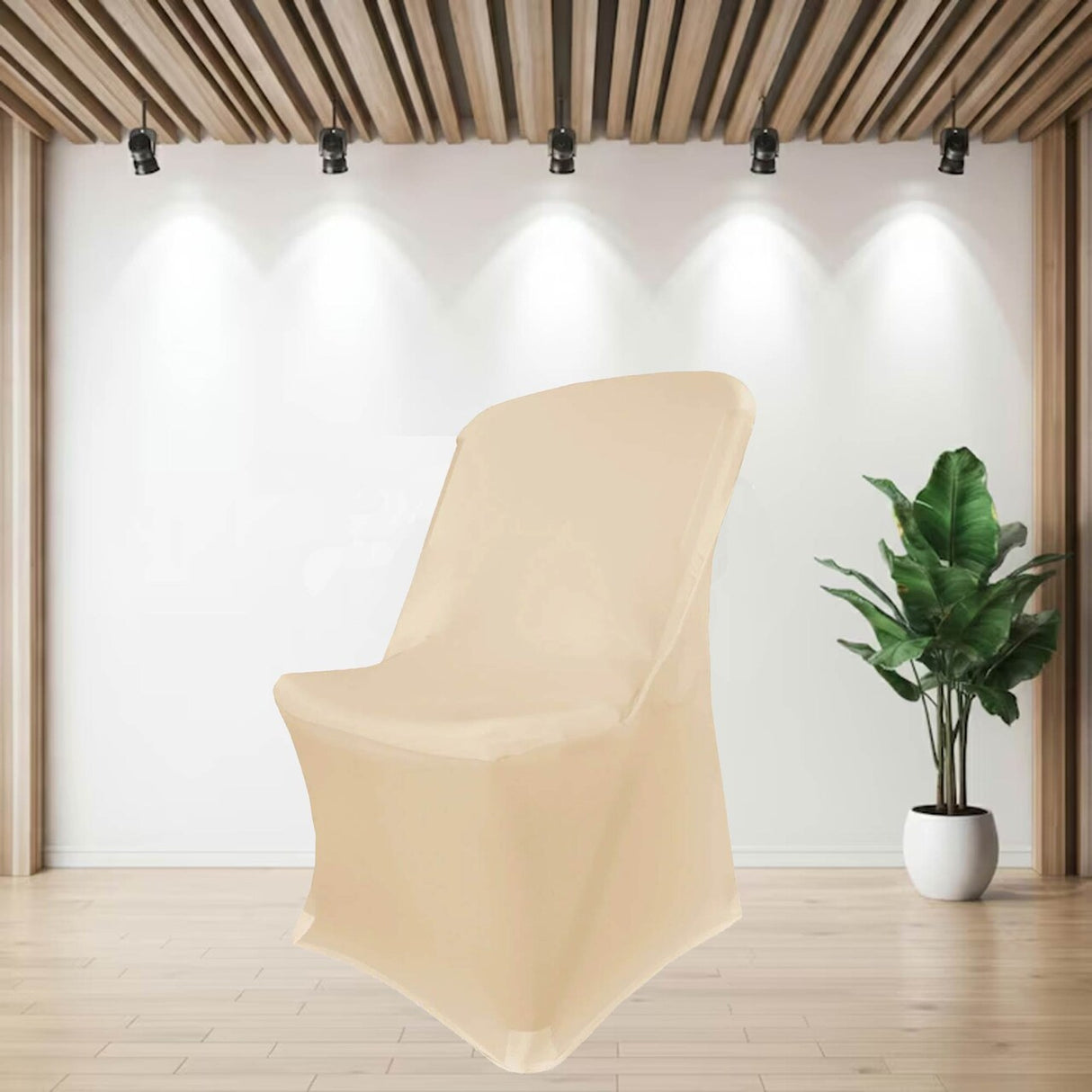 1 Piece Premium Spandex Chair Cover for Lifetime Folding Chair Lilac Stretch, Machine Washable