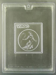 Virgo Zodiac Square Chocolate Mold - ECAO397